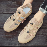 Riolio  Men's Summer Sandals, Breathable and Comfortable, Hollow Slip-On Driving Shoes, Walking Shoes, River-Tracing Shoes, Water Shoes, Beach Shoes, Suitable for Outdoor Activities