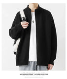 Riolio  New Japanese Popular Men Cardigan Jacket Luxury Trendy Turtleneck Knitted Zip-up Long Sleeve Sweater Coat Premium Knitwear M-3XL