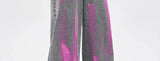 Riolio Coated Jeans Men's American High Street Wasteland Gray Wide-leg Pants Men Women A-type Smoke Gray Floor Pants 2025