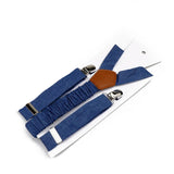 Riolio  Floral Cotton 2 Sizes Suspenders Parent Child Sets Men Women Kids Braces Adjustable Straps Male Pants Shirt Skirt Accessory Gift