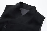 Riolio  New Men's Suit Vests Fashion Smart Casual Formal Dress Vest For Wedding Waistcoats Men Solid Color Sleeveless Party Vest Man