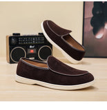 Riolio  Fashion plus size men's casual single shoes with soft soles foot covers lazy shoes men's board shoes