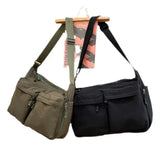 Riolio  Men's Bag, Winter Style, High-end Feel, Large Capacity, Casual, Versatile, Messenger Bag, Workwear Style, Shoulder Bag, for Men