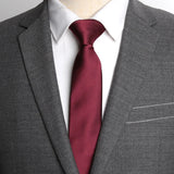 Riolio  Mens Ties Champagne Red Black Solid Skinny Necktie Women Casaual Dress Gifts Wedding Neck Ties for Men Groom Shirt Accessories