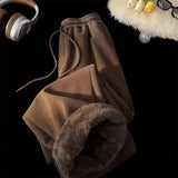Riolio  American autumn and winter men and women trendy personalized straight leg casual pants for couples loose fitting Harajuku pants