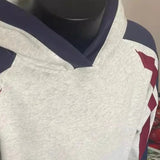 Riolio  New American Retro Men's Hooded Sweatshirt Casual Harajuku Navy Patchwork Long Sleeve Pullover Autumn High Quality Hoodies M-3XL