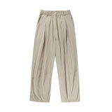 Riolio New Japanese Style Men Draped Wide Leg Pants Light Luxury Leisure Solid Color Straight Trousers Premium Elegant Sweatpants M-3XL