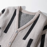 Riolio Japanese Couple Retro Loose Cardigan Knitwear Men's Coat Spring and Autum Trendy Brand Casual Knitwear for Men