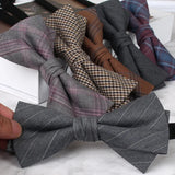 Riolio  2PCS Neck Tie Set 8CM Top Cotton Floral Printed Necktie Fashion Block Flower Suit Ties For Men Shirt Handkerchief Wedding Cravat