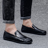 Riolio  Men's Casual Loafers Shoes Wedding Dress Shoes New Big Size Moccasins Shoes Suede Shoes High Quality