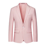 Riolio Mens Stylish Colorful Slim Fit Casual Blazer Jacket Green Purple Black Yellow Wedding Prom Formal Suit Coats For Men