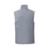 Riolio  Men's Reflective High Visibility Vest Sleeveless Windproof Zipper Jacket for Hip-hop Streetwear Dancing Glowing Clothes