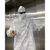 Riolio  Retro Tie-dye Printed Hoodie Men Fleece Warm Pullover Sweatshirts High Street Hip Hop Streetwear Oversized Unisex Hoodie