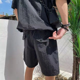 Riolio Shirts + shorts 2025 new style summer fashion youth Hooded Sportswear Men's Casual Two-piece Sets Male shorts and shirts men ﻿