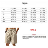 Riolio  Men Linen Blend Elastic Waist Drawstring Casual Beach Shorts