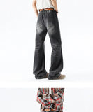 Riolio Wide leg jeans Men 2025 Autumn trend Casual Pantsbell-bottoms unisex washed Jeans Skinny Work Trousers Male Jeans Men Clothing