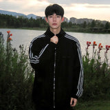 Riolio  America Retro Autumn Jacket Men Spring Coats Campus Youth Varsity Jacket Men Clothing Vintage Jcaket 90s Demi-season Outerwears