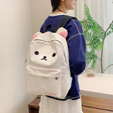 Riolio  Rilakkum Backpack Anime Student School Shoulder Bag Kids Cute Travel Backpack Children Birthday Gift