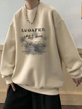 Riolio New Vintage Letter Printed Pullover Hoodies For Men Goth Sweatshirts Streetwear Oversize Hoody Hip Hop Fleece Y2K Clothes