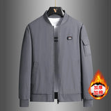 Riolio Men's Jacket Outdoors New Spring Autumn Baseball Jacket Cotton Thickened Warm Men's Jacket Casual Trendy Jacket Quality Blazer