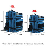 Riolio 25L 45L Camping Hiking Backpack Bag Molle Patches Travel 900D Men Women Men Outdoor Ruckdack Shoulder Travel Gym Pack