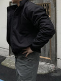 Riolio Loose Men's Baseball Jaet Coat Windproof Ox Cloth American Sle Spring Autumn Casual Wear Tee ket Zipper Closure