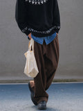 Riolio  Streetwear Trendy Mens Solid Color Trousers Spring Summer Fashion Pleated Loose Straight Pants Men Casual Simple Suit Pants