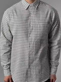 Riolio  American Sle Hard Man Plaid irt Men's Bubble Cloth Texture Loose Long Sve Open Cardigan Casual Workwear ket Sle S...