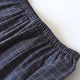 Riolio Men's Shorts Pajamas Suit for Summer Thin Short-sleeved Shorts Cotton Simple Plaid Design Pantalon Pijama Hombre Mens Sleepwear