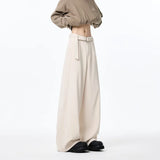 Riolio  Black Suit Pants Men Fashion Society Mens Dress Pants Korean Wide Leg Pants Mens Office Formal Trousers Man Belt Suit Pants