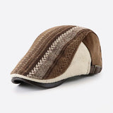 Riolio Adjustable Newsboy Hats for Men Flat Cap Male Irish Cabbie Gatsby Tweed Ivy Berets