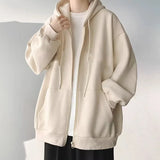 Riolio  Cardigan hoodie jacket for men in spring and autumn new casual fashion brand autumn clothing men's hooded jacket sports jac