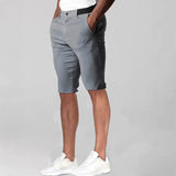Riolio  Summer New Men's Casual Shorts Waterproof Trousers Japanese Business Versatile Elasticity Waist High GualityShorts Pant For Male
