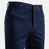 Riolio Summer Spring Male Casual Pants Business Suit Pants Khaki Classic Men's Dress Pants Flexible Office Clothes
