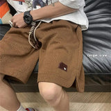 Riolio  High-end Jacquard Texture Retro Shorts Men's Loose Trendy Versatile Five-point Basketball Mid-trousers Big Trousers