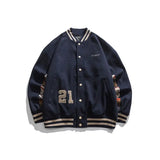 Riolio  Vintage Varsity Jacket Men Embroidered Bomber Jacket Women Youth Campus Spring Autumn Baseball Jackets Men Clothes