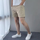 Riolio  Men's Cargo Pocket Shorts Casual Slim Fit Cotton Shorts