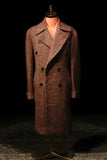 Riolio  Luxury Wool Blend Coat Men Over Jacket Herringbone Pattern Double Breasted Overcoat Plus Size Warm Formal Business Tailored Wear
