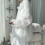 Riolio  New Summer Fashion Hong Kong Style Trend Ruffian Handsome Thin Loose Casual Simple Breathable Sun Protection Jacket