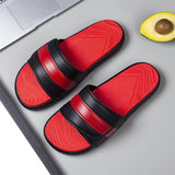 Riolio  Men's Stylish Multi-color Summer Soft-soled Slip-on Lightweight Anti-slip New Casual Large-size Beach Outdoor Wedge Flip-flops