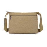 Riolio Canvas Shoulder Bag Bottle Men Women Casual Simple Fashion Retro Multi Layered