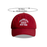 Riolio Letter Embroidered Baseball Cap Women Men Spring Summer Curved Brim Snapback Hats Unisex Outdoor Sports Hip Hop Dad Hat Gorras