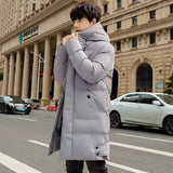 Riolio Male Windproof Fashion Mens Plus Size Parka Winter Parka Warm Outerwear Thicken Puffer Coat Men's Winter Brand Thick Men Parkas