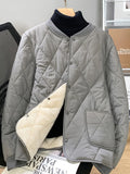 Riolio Men's Thiened Fce Lined Stand Collar Cotton Jaet Inner Wear ort Coat Warm School orm ential Youth Faion