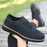 Riolio  Spring and Autumn Men's Breathable Sports Shoes, Fashionable Casual Dress Shoes, Oxford Elegant Men's Shoes, Men's Loafers