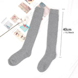 Riolio  Mens Winter Compression Stocking Warm Hot Knee Long Leg Terry Thigh High Socks Cotton Thicken Cover Calf Male Socks Size 38-45