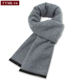 Riolio  Luxury Scarf Man Winter Warm Wool Scarf For Men Cashmere Scarves Casual Plaid Male Long Pashmina Outdoor Shawls Man Muffler Gift