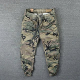 Riolio  Men's Cargo Pants Camouflage Trekking Male Trousers Camo Casual Street Y2k Nylon Korean Style Cheap Slacks Emo Baggy Long Cotton