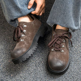 Riolio  Men's thick-sole casual shoes four seasons breathable lightweight soft-sole outdoor walking shoes fashion business visitor shoes