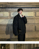 Riolio Winter high street Korean style men and women trendy design thick jacket for couples loose fitting Harajuku retro casual top y2k